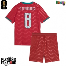 Tanie Strój piłkarski Portugalia Bruno Fernandes #8 Koszulka Podstawowej dla dziecięce MŚ 2026 Krótkie Rękawy (+ szorty)